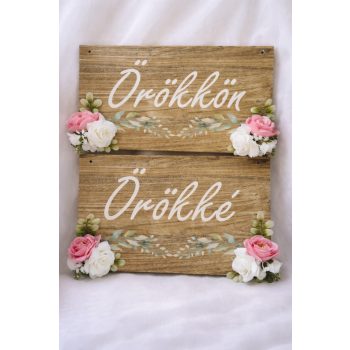 "Örökkön Örökké" fa tábla szett 